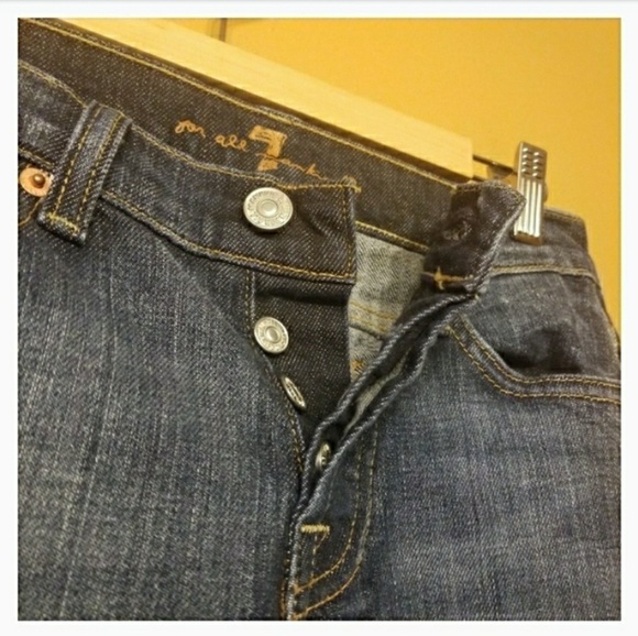 7 For All Mankind | Women's Boycut Button-Fly Jeans (Size 25) - Picture 4 of 8